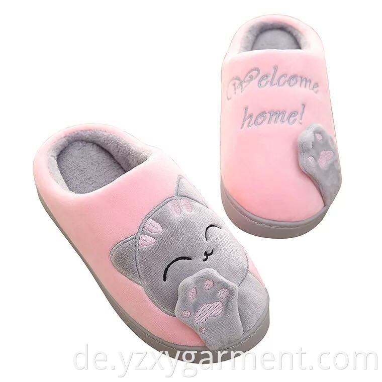 Women's Pink Kitten Home Shoes